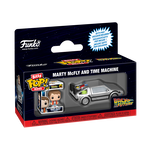 Bitty Pop! Rides Marty McFly and Time Machine, , hi-res view 1