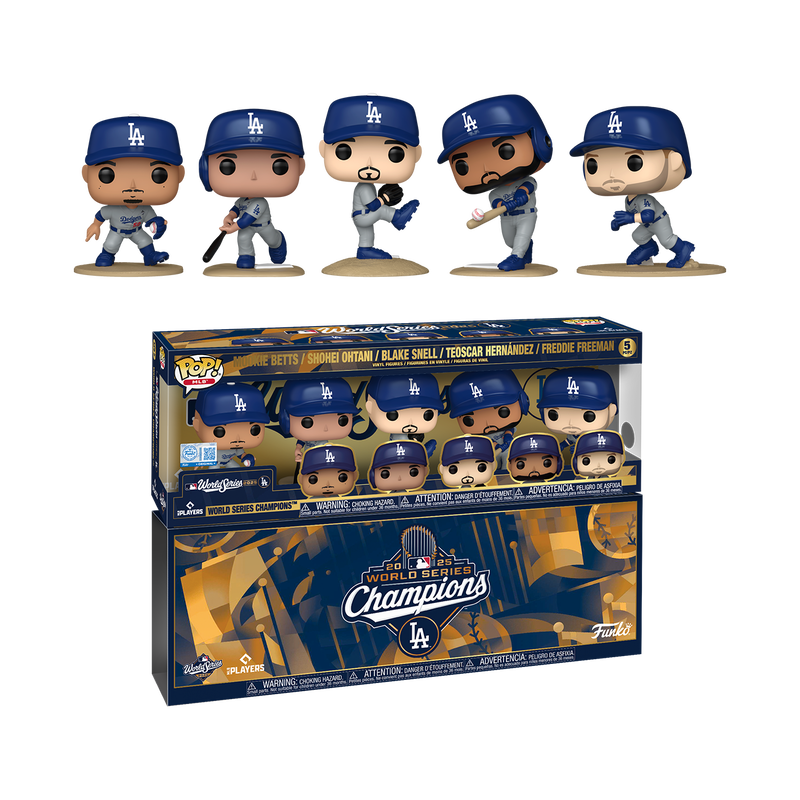 Pop! Los Angeles Dodgers 2025 MLB World Series Champions 5-Pack, , hi-res view 1