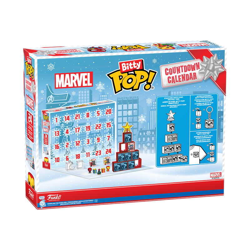 Bitty Pop! Marvel Holiday Advent Calendar, , hi-res view 6