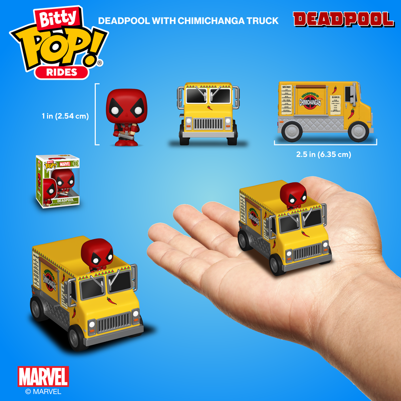 Bitty Pop! Rides Deadpool's Chimichanga Truck, , hi-res view 2