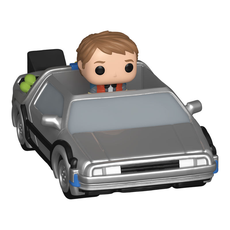 Bitty Pop! Rides Marty McFly and Time Machine, , hi-res view 2
