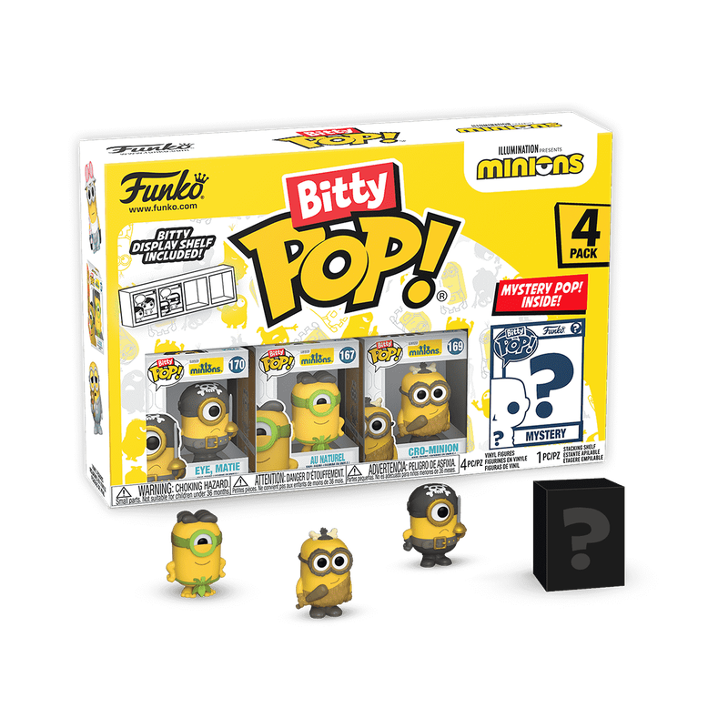 Bitty Pop! Minions 4-Pack Series 1, , hi-res view 1