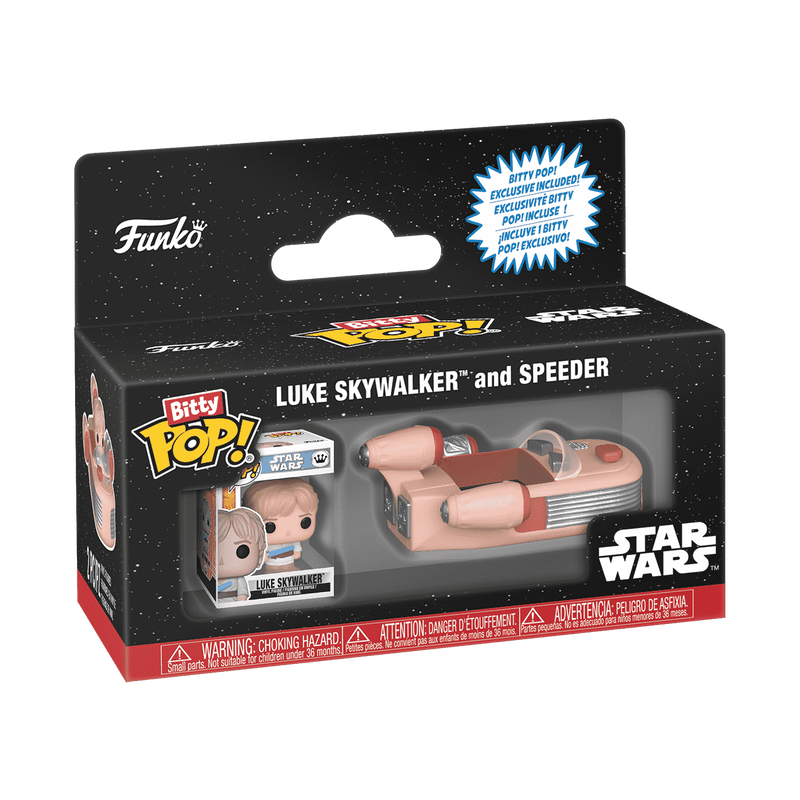 Bitty Pop! Pop! Rides Luke Skywalker and Speeder, , hi-res view 1