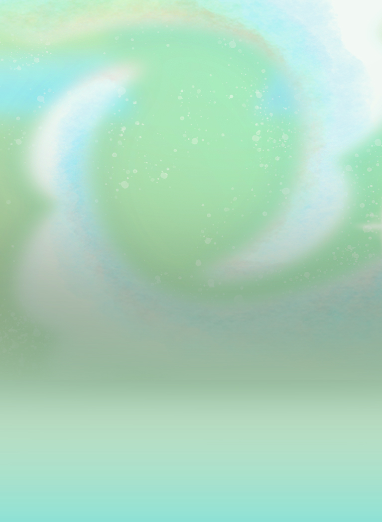 Pastel Green and Blue background with blurred swirl pattern