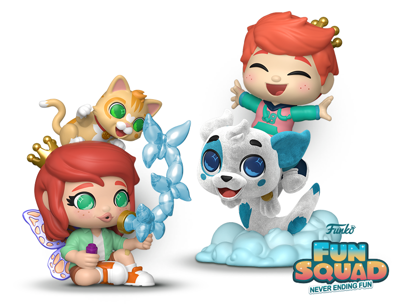 Funko Fun Squad Premium Blind Boxes figures featuring Franny and Freddy Funko