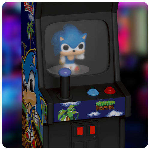 Bitty Arcade featuring Sonic the Hedgehog