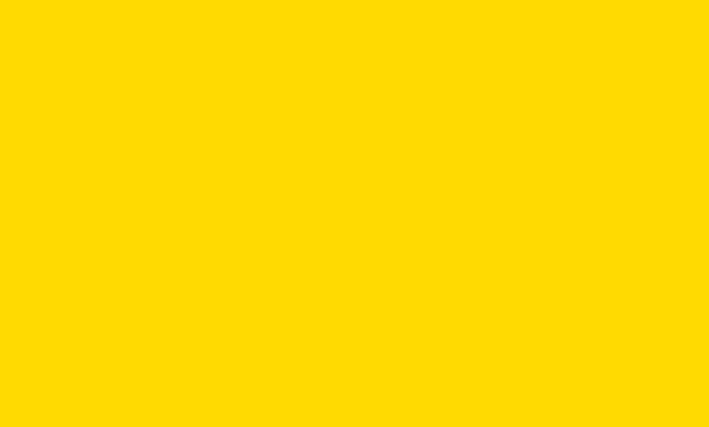 Solid Yellow colored background, Hex Code: #FFDA01