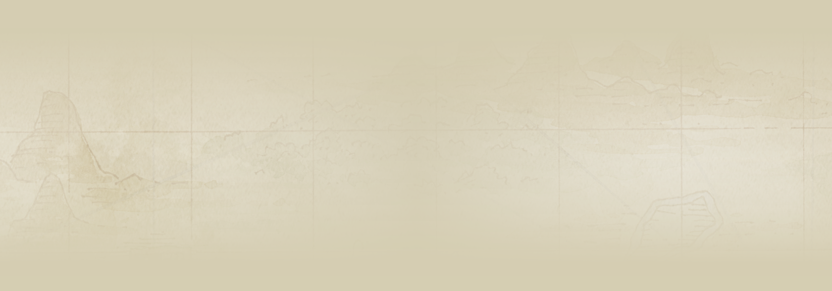 Tan/Light Gold background with faded pirate treasure map