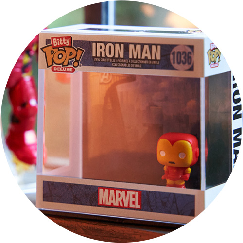 Marvel Iron Man Funko Bitty POP! Bitty Display collectible